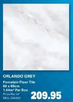 Cashbuild Orlando grey porcelain floor tile offer