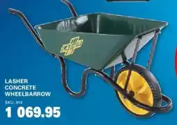 Cashbuild Lasher concrete wheelbarrow offer