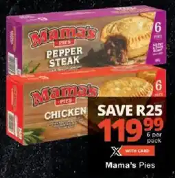 Checkers Mama's Pies offer