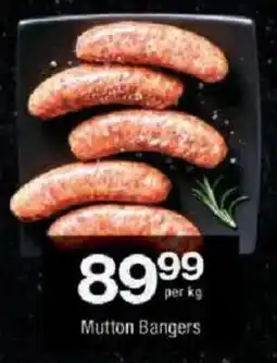 Checkers Mutton Bangers offer
