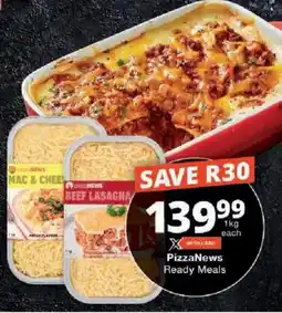 Checkers PizzaNews Ready Meals offer