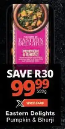 Checkers Eastern Delights Pumpkin & Bherji offer