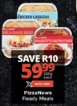 Checkers PizzaNews Ready Meals offer