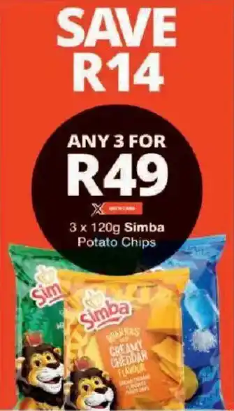 Checkers Simba Potato Chips offer