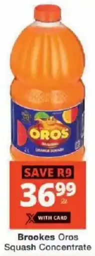 Checkers Brookes Oros Squash Concentrate offer