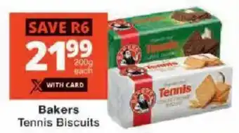 Checkers Bakers Tennis Biscuits offer