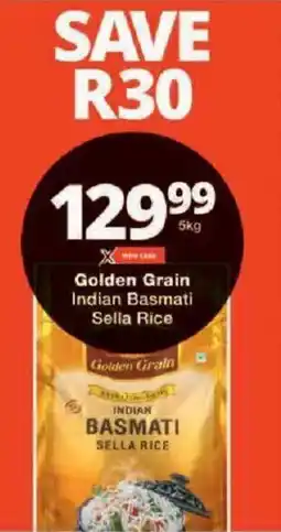 Checkers Golden Grain Indian Basmati Sella Rice offer