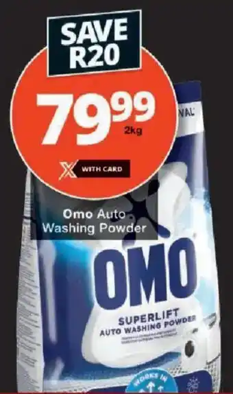 Checkers Omo Auto Washing Powder offer