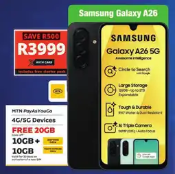 Checkers Samsung Galaxy A26 offer