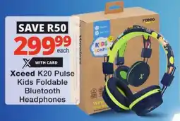 Checkers Xceed K20 Pulse Kids Foldable Bluetooth Headphones offer