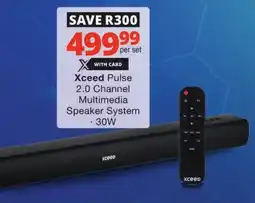 Checkers Xceed Pulse 2.0 Channel Multimedia Speaker System offer
