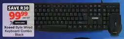 Checkers Xceed Byte Wired Keyboard Combo offer