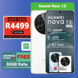 Checkers Huawei Nova 13i offer