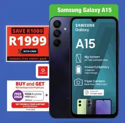 Checkers Samsung Galaxy A15 offer