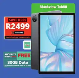Checkers Blackview Tab 80 offer