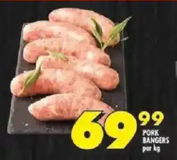 Shoprite Pork bangers offer