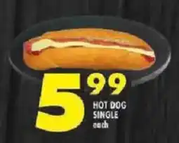 Shoprite Hot dog single offer
