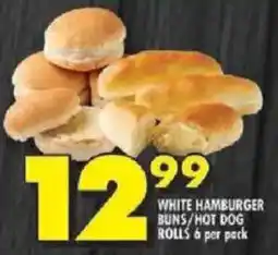 Shoprite White hamburger buns/ hot dog rolls offer