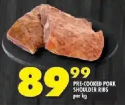 Shoprite Pre-cooked pork shoulder ribs offer