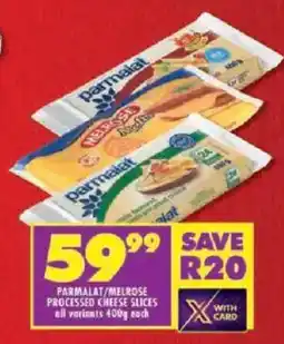 Shoprite Parmalat/ melrose processed cheese slices offer