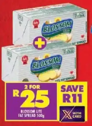 Shoprite Blossom lite fat spread offer