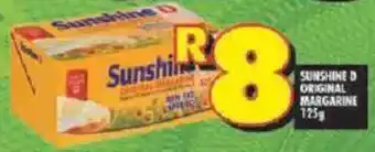 Shoprite Sunshine d original margarine offer