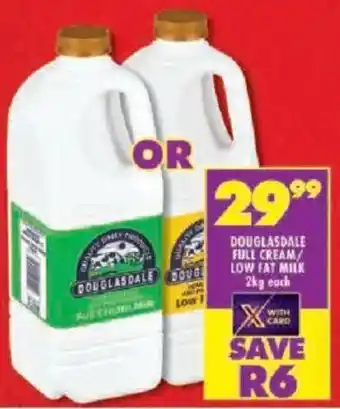 Shoprite Douglasdale full cream/ low fat milk offer