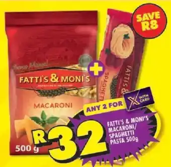 Shoprite Fatti's & moni's macaroni/ spaghetti pasta offer