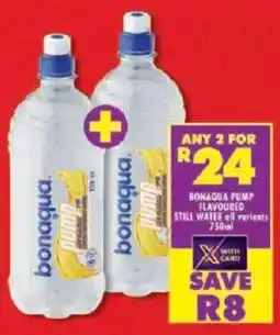 Shoprite Bonaqua pump flavoured still water offer