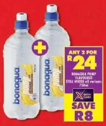 Shoprite Bonaqua pump flavoured still water offer