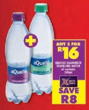 Shoprite Aquelle flavoured sparkling water offer