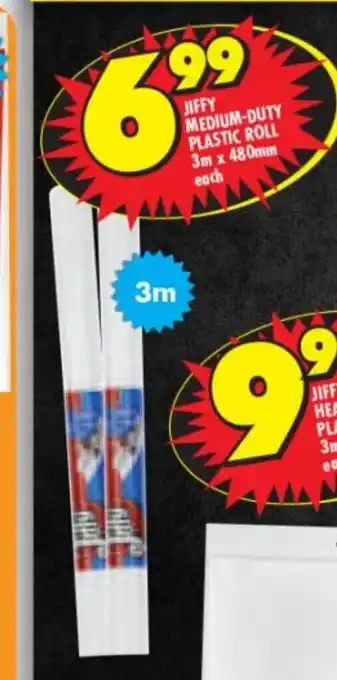 Shoprite Jiffy Medium-Duty Plastic Roll 3m x 480mm each offer