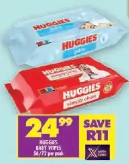 Shoprite Huggies baby wipes offer