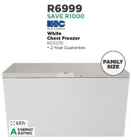 House & Home KIC White Chest Freezer offer