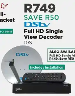 House & Home DStv Full HD Single View Decoder offer