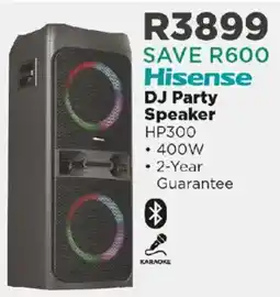 House & Home Hisense DJ Party Speaker offer