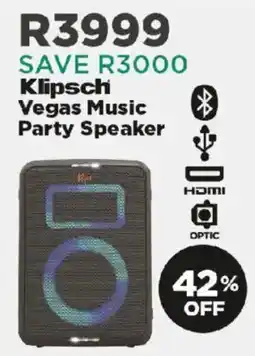 House & Home Klipsch Vegas Music Party Speaker offer