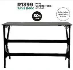 House & Home Nero Gaming Table offer