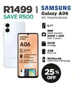 House & Home Samsung Galaxy A06 4G Smartphone offer