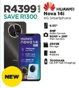 House & Home Huawei Nova 14i 4G Smartphone offer
