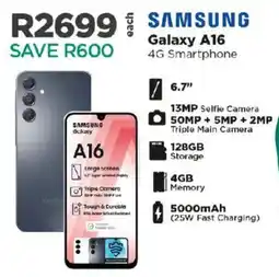 House & Home Samsung Galaxy A16 4G Smartphone offer