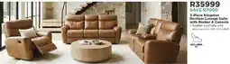House & Home Kingston Recliner Lounge Suite with Rocker & Console offer