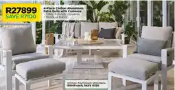 House & Home Chilton Aluminium Patio Suite with Cushions offer