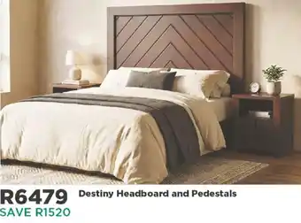 House & Home Destiny Headboard and Pedestals offer