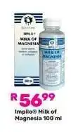 Game Impilo Milk of Magnesia 100 ml offer