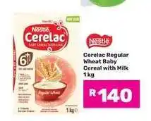 Game Nestlé Cerelac Regular Wheat Baby Cereal with Milk 1 kg offer