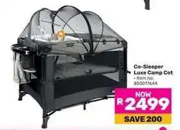 Game Co-Sleeper Luxe Camp Cot offer