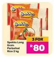 Game Spekko Long Grain Parboiled Rice 2 kg offer