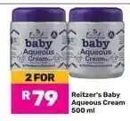Game Reitzer's Baby Aqueous Cream 500 ml offer