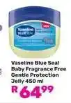 Game Vaseline Blue Seal Baby Fragrance Free Gentle Protection Jelly 450 ml offer